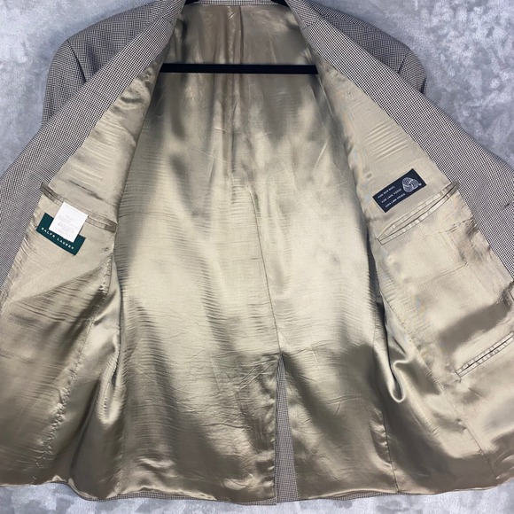 Lauren Ralph Lauren Men's Houndstooth Wool Blazer Jacket Size M - Picture 10 of 10